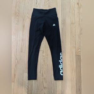 Adidas Black Cotton Leggings